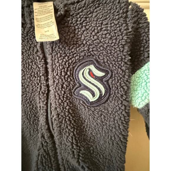 Seattle Kraken 3-6 mo Bunting Suit - Picture 3 of 4